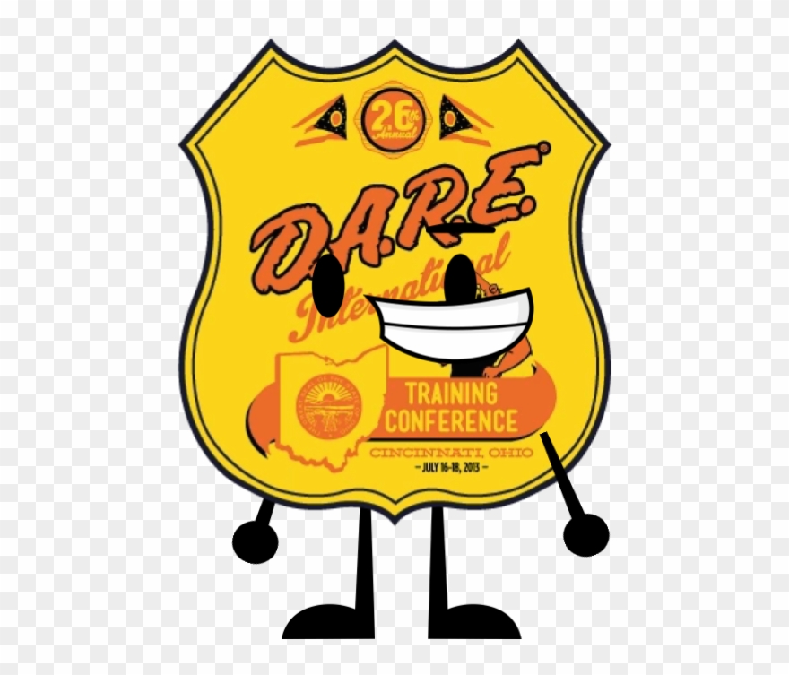 D - A - R - E - Badge - Portable Network Graphics Clipart