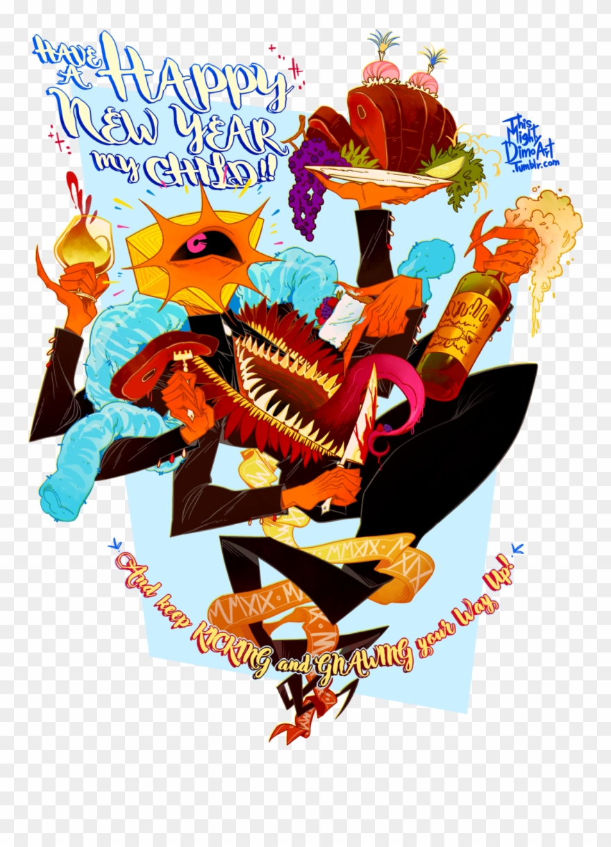 Yo Happy New Year I Have Never Liked New Year A A Lot - Illustration Clipart