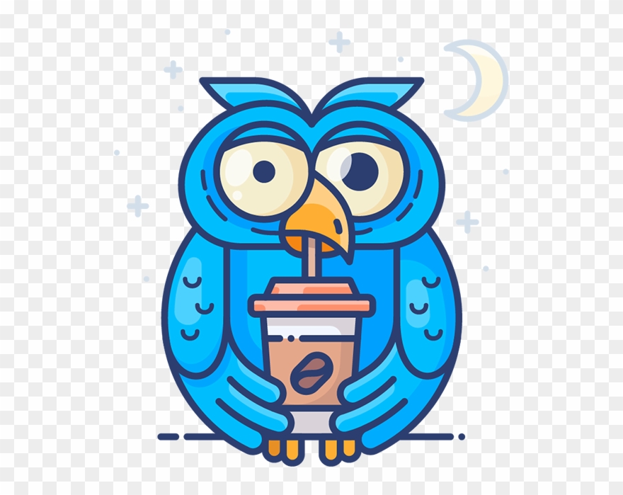 Night Owl - Cartoon Clipart