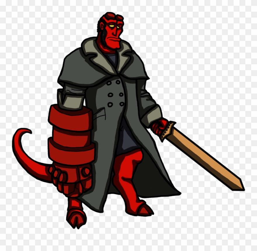 Hellboy - Illustration Clipart