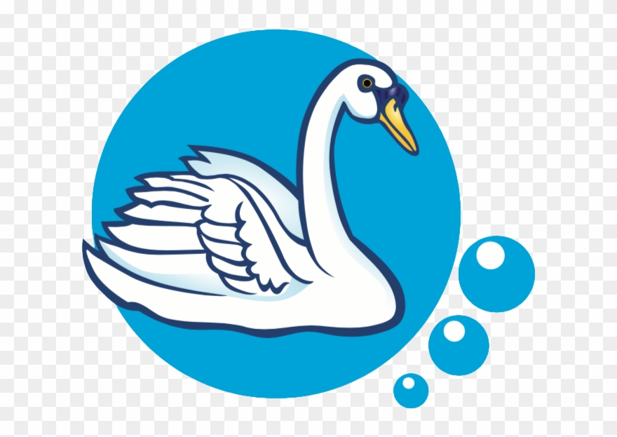 Swan - Swan Clipart Black And White - Png Download