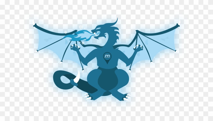 Leprechaun Have A New Friend- The Ice Dragon This New - Ice Dragon Logo Png Clipart