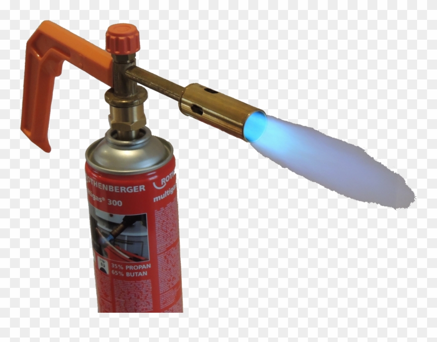 Lpg Simple Burner Head Complete - Blowtorch Transparent Clipart