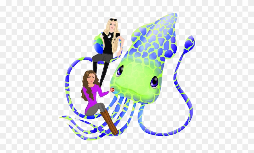 Werewolf Squid - Illustration Clipart