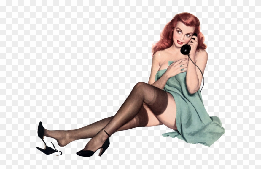 66170440 1288879971 13 66170382 1288879848 05 66170121 - Pin Up Girl On The Phone Clipart