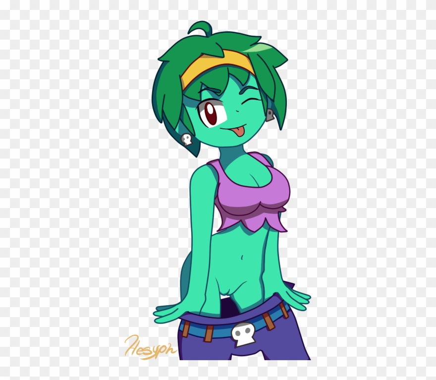 Rottytops Stripping By Hesyph - Cartoon Clipart