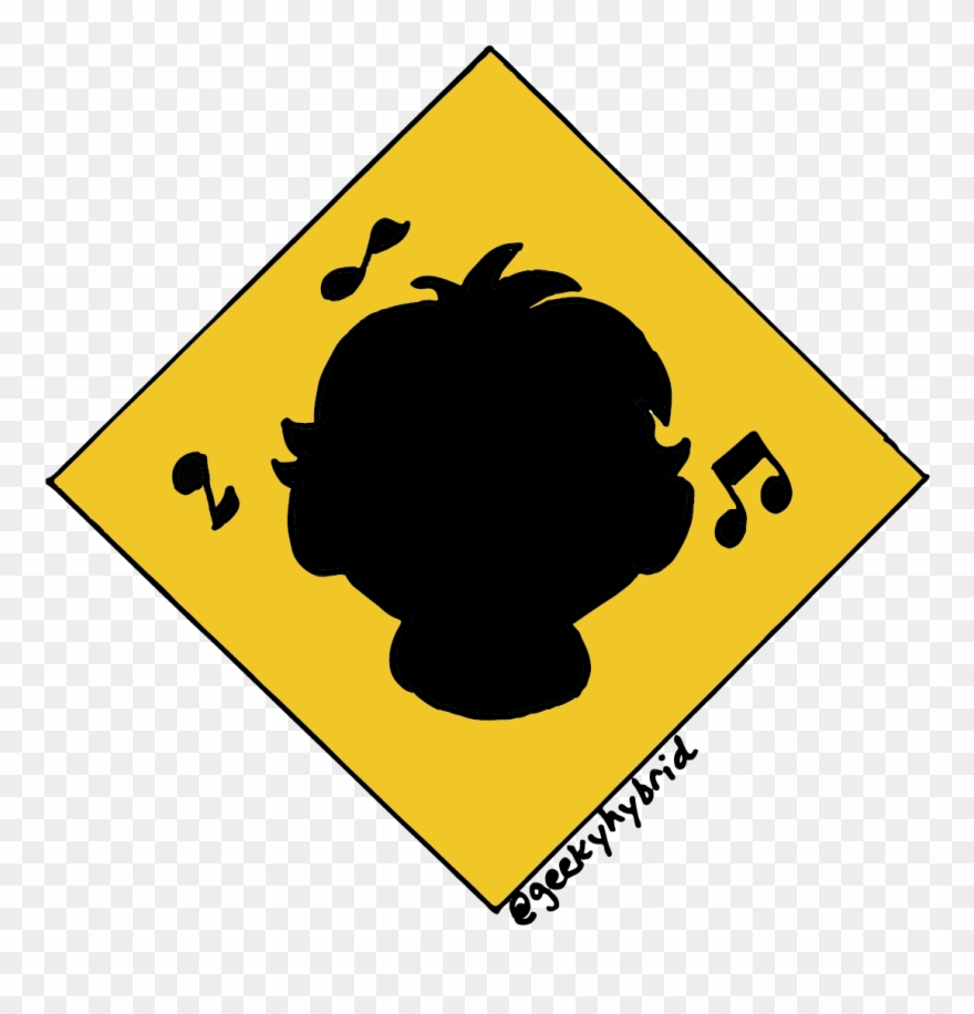 Noise-cancelling Headphone Zone - Cross The Street Sign Clipart