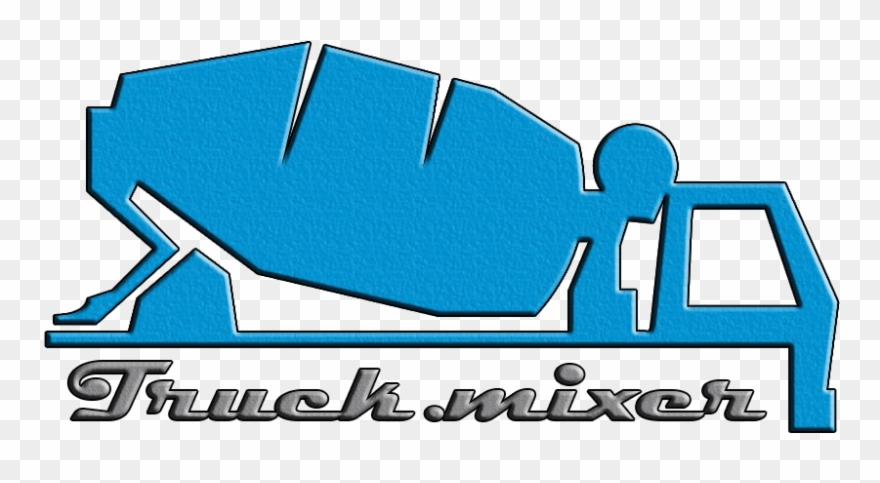 Info@truck Mixer Clipart