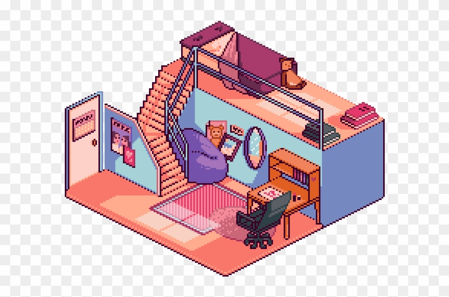 2 Replies 5 Retweets 42 Likes - Pixel Art Bed Room Clipart
