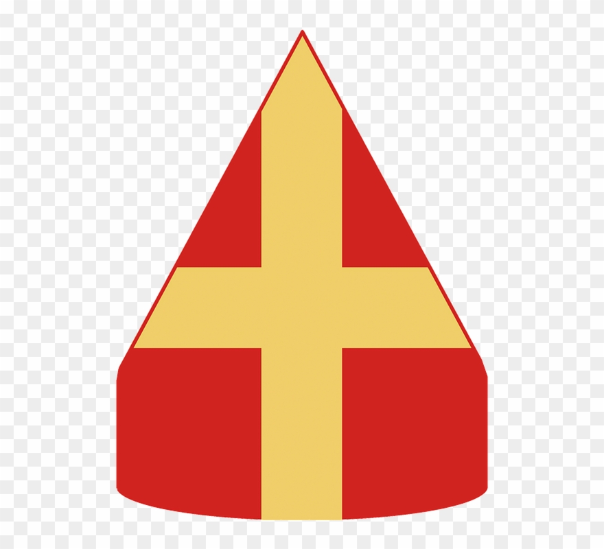 Saint Nicholas, Sint Nicolaas, Saint, Mitre - Mitre Saint Nicolas Dessin Couleur Clipart