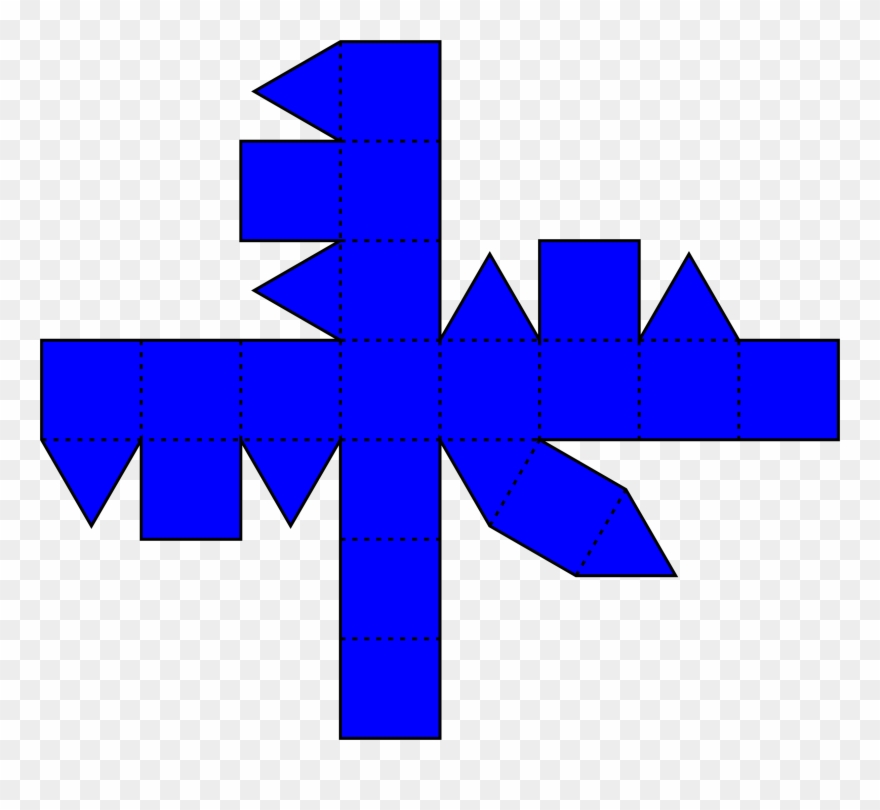 This Free Icons Png Design Of Blue Rhombicuboctahedron Clipart