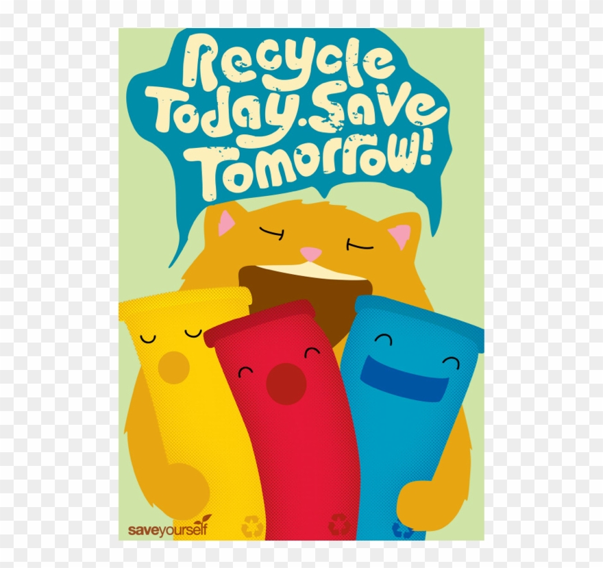 Recycling, Life Cycle On Flowvella - Cartoon Clipart