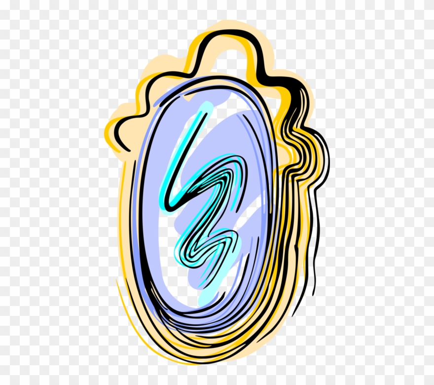 Vector Illustration Of Personal Grooming Makeup Mirror Clipart