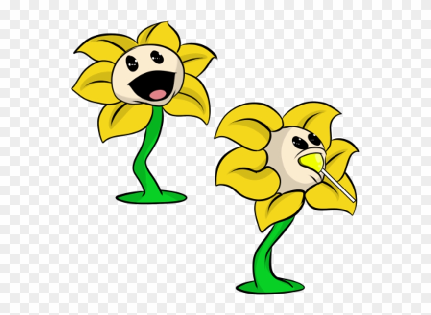 Au Where Mona Is Flowey - Nanalan Fanart Clipart