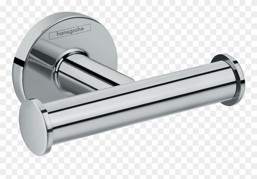 Double Towel Hook - Hansgrohe 41725000 Clipart