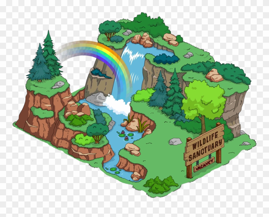 Wildlife Sanctuary - Cartoon Clipart