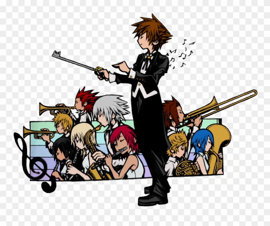 Here It Is The Lineart Belongs To Tetsuya Nomura - Kingdom Hearts First Breath Concert Clipart