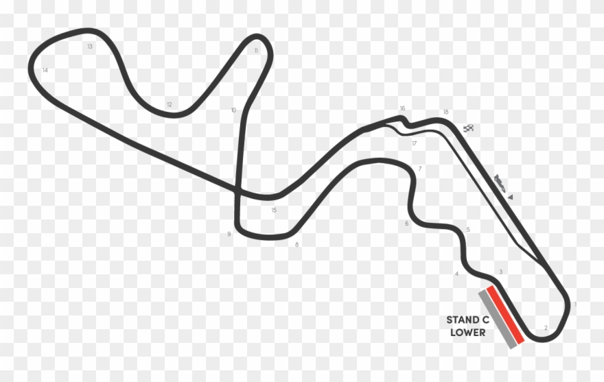 Exclusive Pit Lane Walk - Line Art Clipart