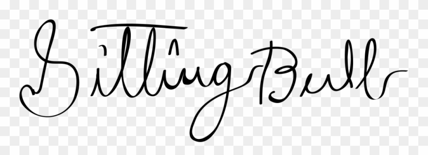 Sitting Bull Signature Clipart