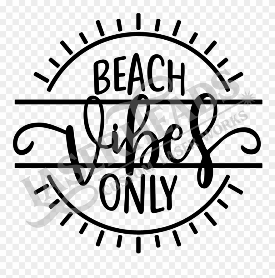 Beach Vibes Only - Plantillas De Tatuajes De Brujula Clipart