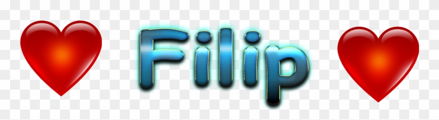 Filip Love Name Heart Design Png - Prem Name Logo Love Clipart