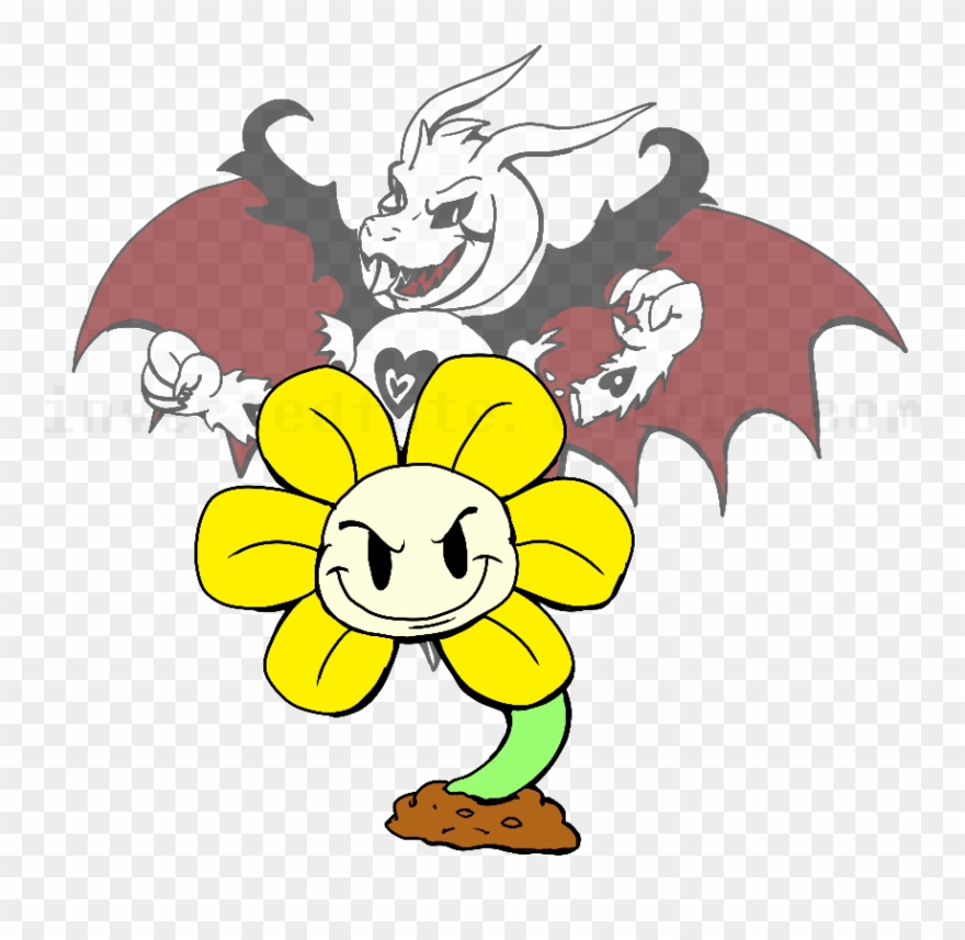 Flowey - Cartoon Clipart