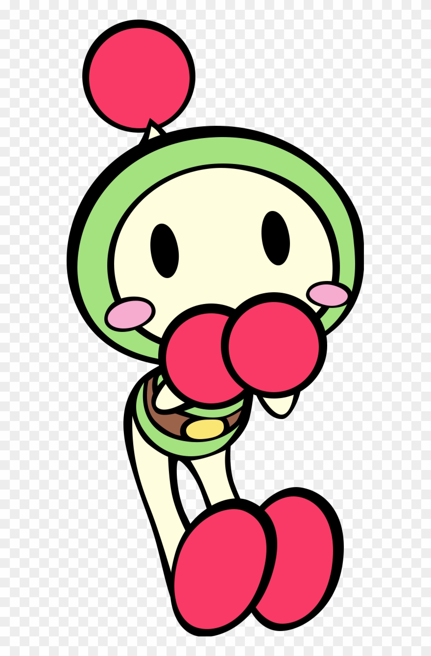 Green Bomberman - Super Bomberman R Green Clipart