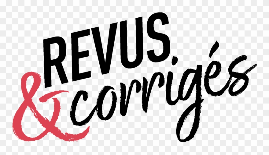 Menu - Revus Et Corrigés Clipart