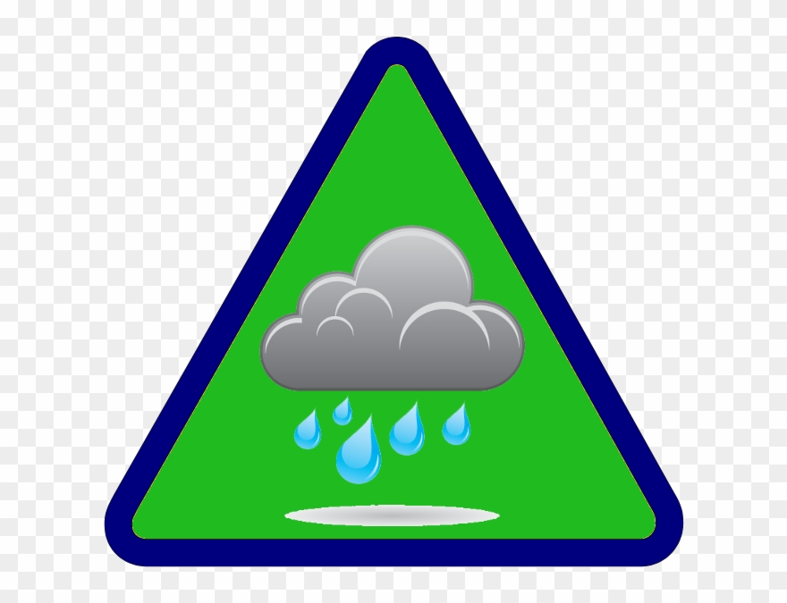 Alerta Verde En Sinaloa Por Depresión Tropical - Orange Triangle Clipart