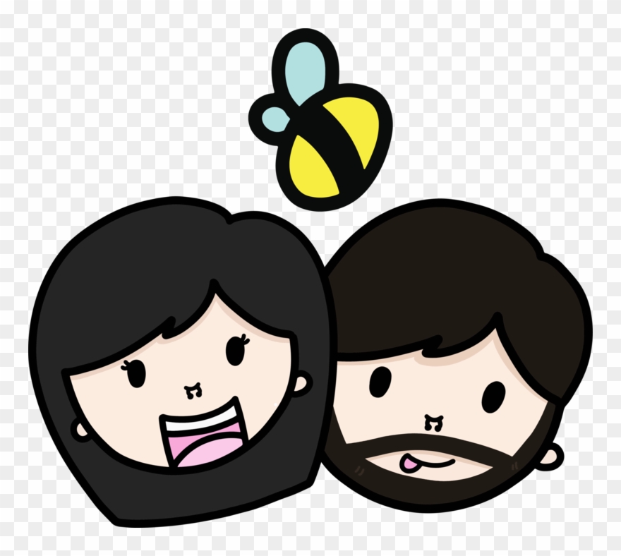 Meet The Couple Behind Thehoneybshop - Cartoon Clipart