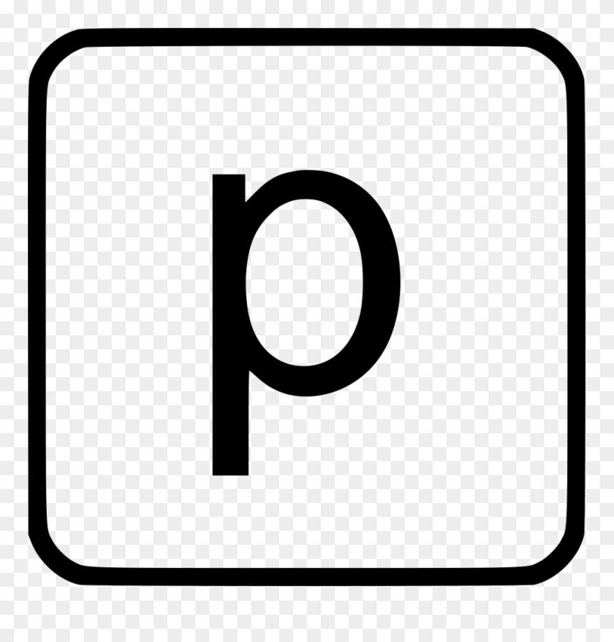 Alphabet Lowercase P - Circle Clipart