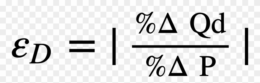 Price Elasticity Of Demand - Sign Clipart