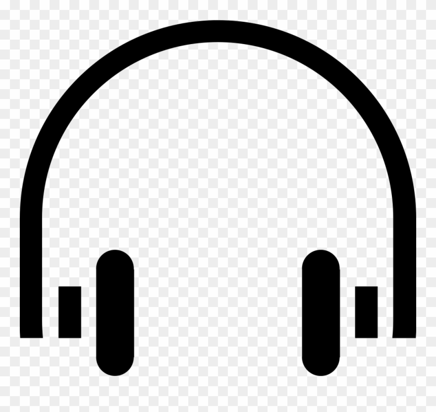 Png File Svg - Headphones Outline Png Clipart