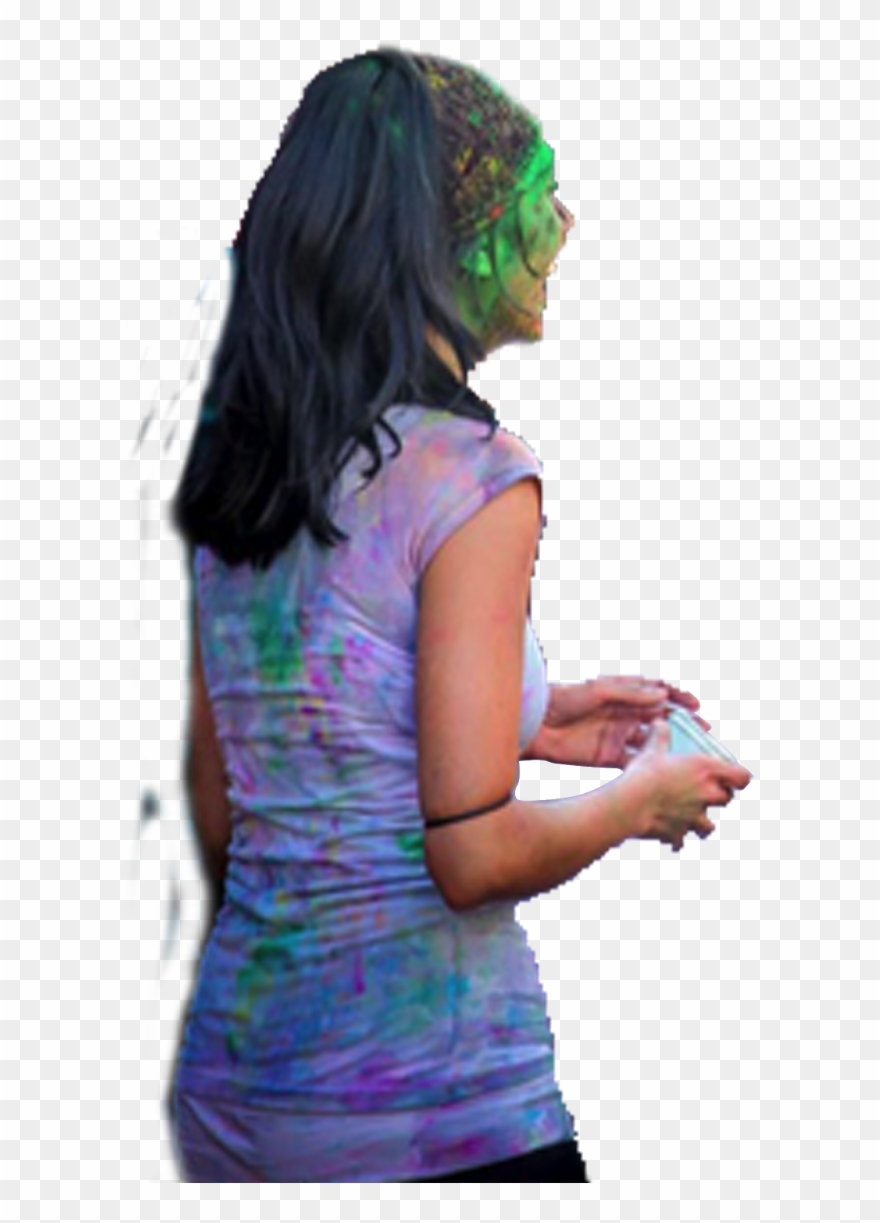Drawing Edits Girl - Holi Background Png Hd Clipart