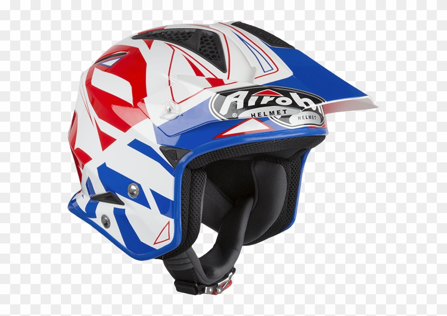 Trrsc18 Blue Gloss - 2019 Airoh Trials Helmets Clipart