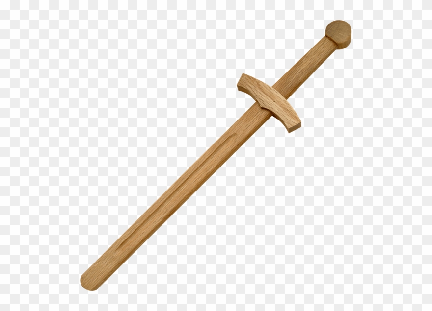 Miniature Wooden Excalibur Sword - Wooden Sword Excalibur Clipart