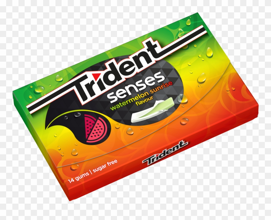Top Images For Trident Clipper On Picsunday - Trident Senses Watermelon - Png Download