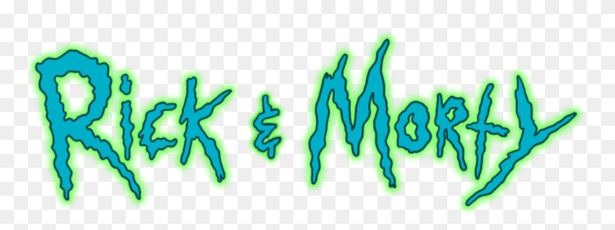 Rick Y Morty - Rick And Morty Text Clipart