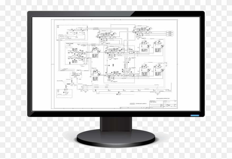 Prosessisuunnittelu Pystyy Seuraamaan Mallinnuksen - Computer Monitor Clipart