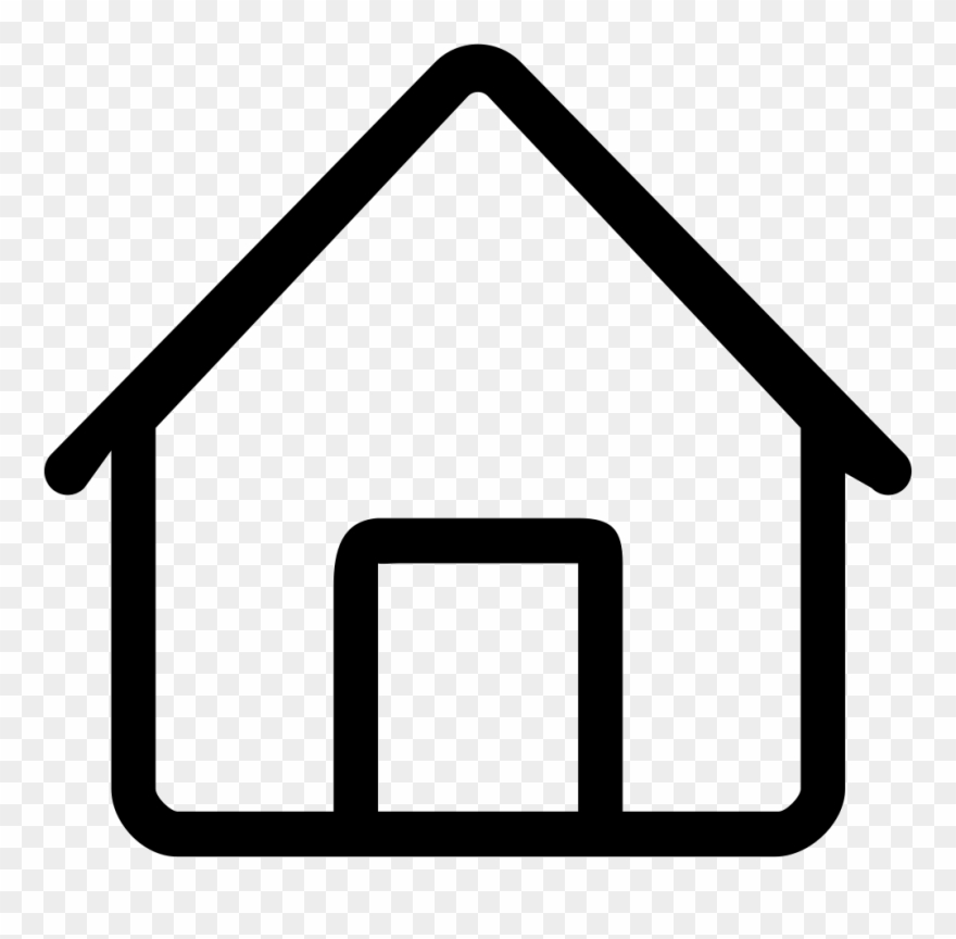 Png File Svg - Vivienda Blanco Y Negro Clipart