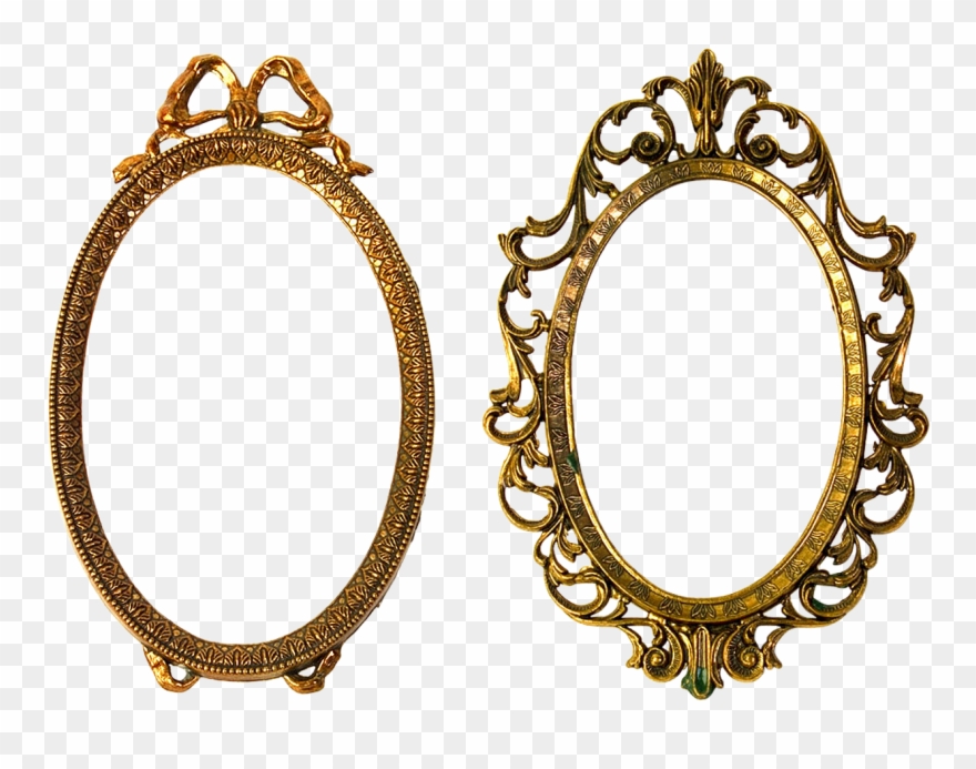 Oval Vintage Frames Png Clipart