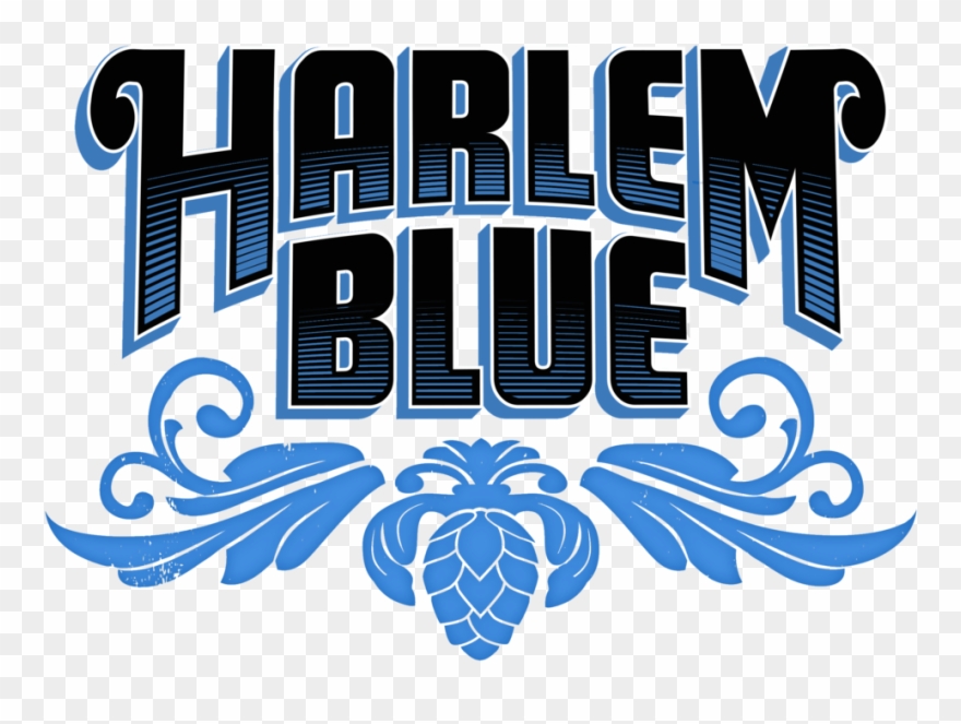 Harlem Blue Brewery New York City, New York - Graphic Design Clipart