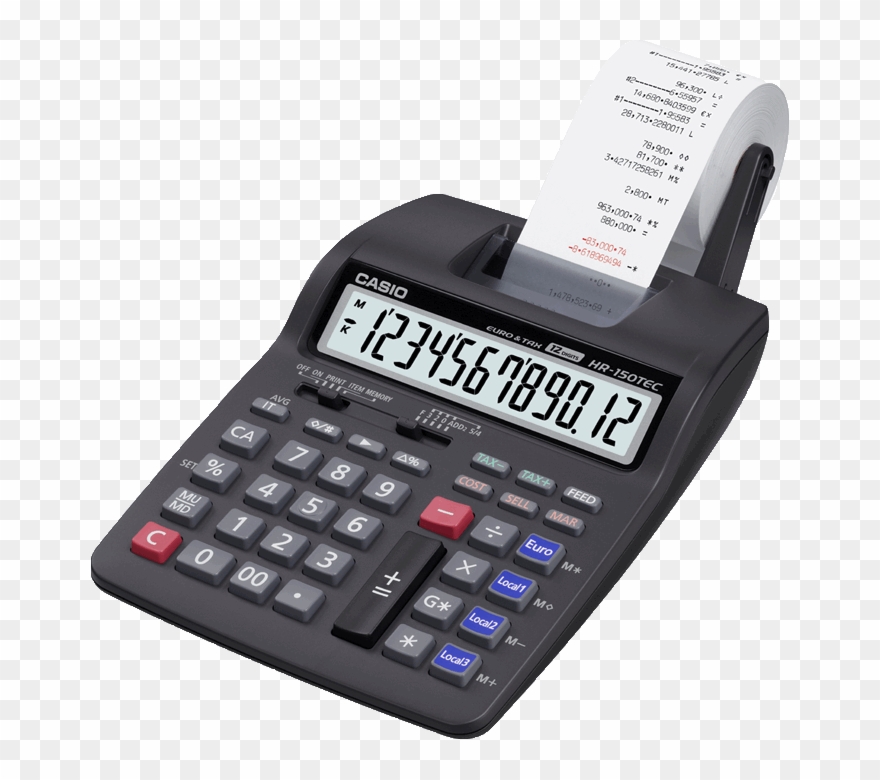 Hr 150tec - Casio Hr 150rce Clipart