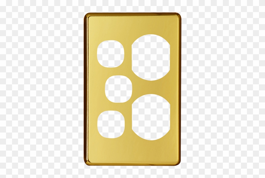 C2025vxc Socket Outlet Cover Plate, Vertical Mount, - Wood Clipart