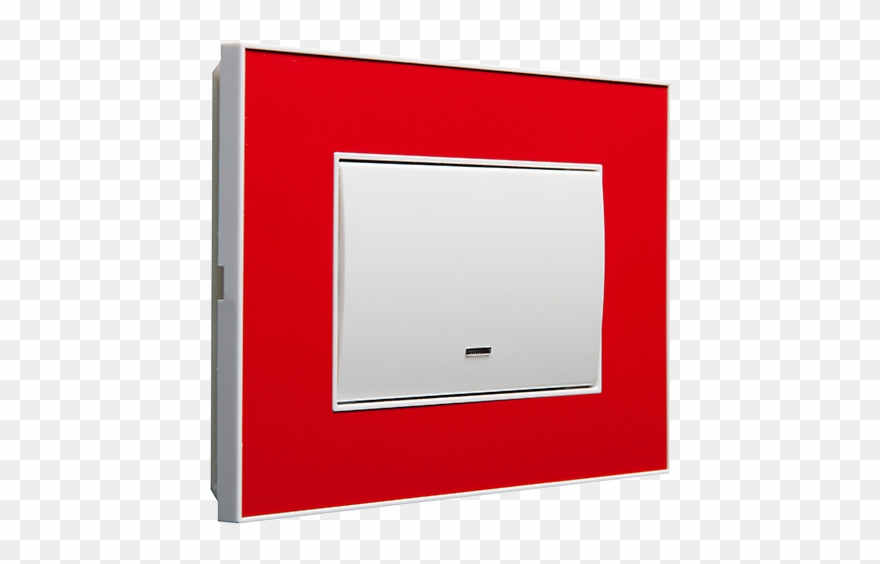 Switch Cover Plate, Single, Horizontal Mount - Door Clipart