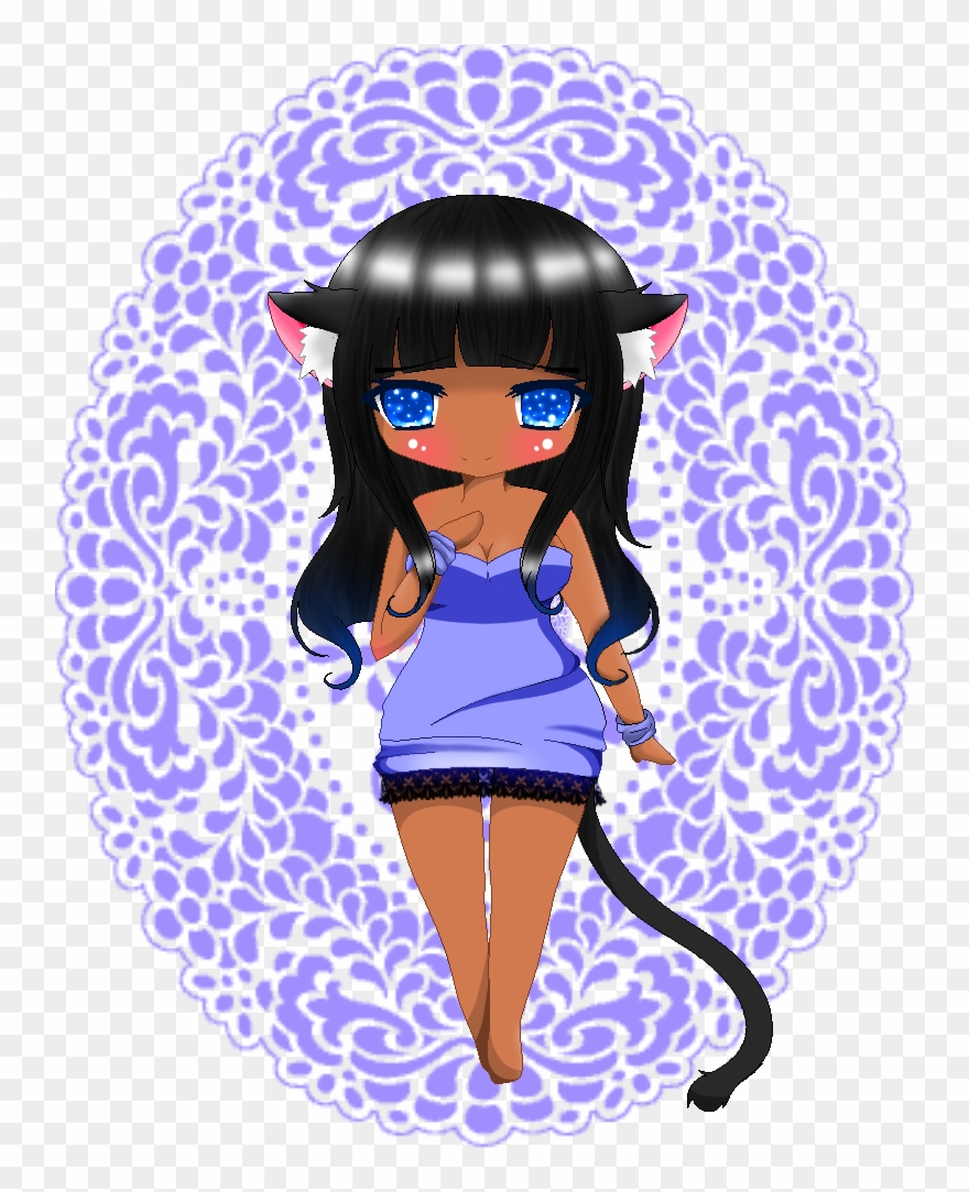 Alice- Chibi - Stencil Clipart