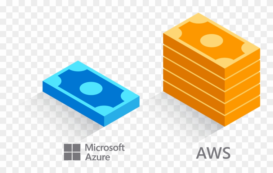Pay Less With Azure - Microsoft Corporation Clipart