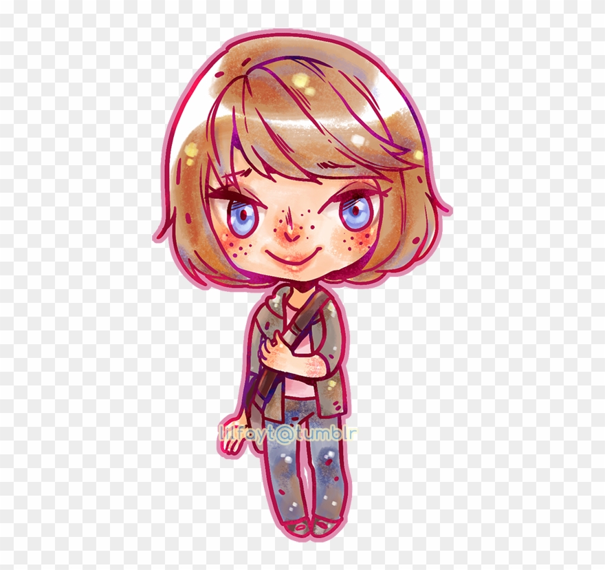 “here Have A Chibi Max Workin' On Chloe And Maybe Kate - Cartoon Clipart