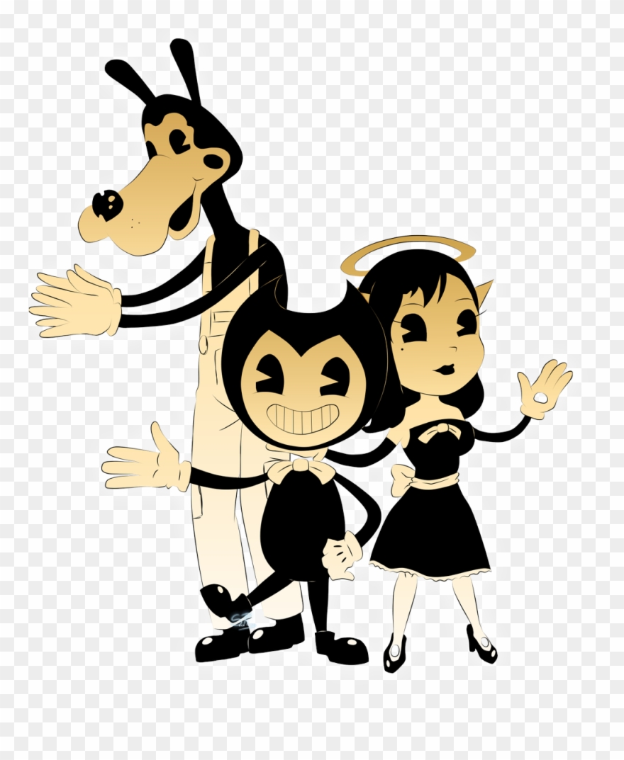 Pin By Bon Bon The Gamer Bunny On Bendy And The Ink - Bendy And The Ink Machine Cartoon Characters Clipart
