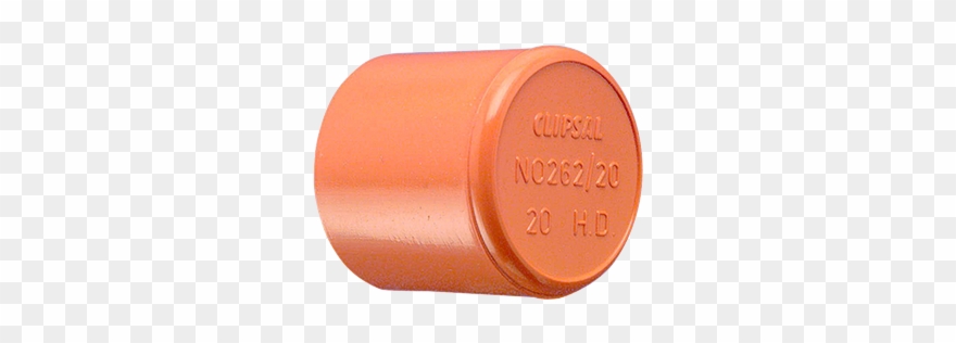 Conduit End Cap, 16mm, Grey - Plastic Clipart